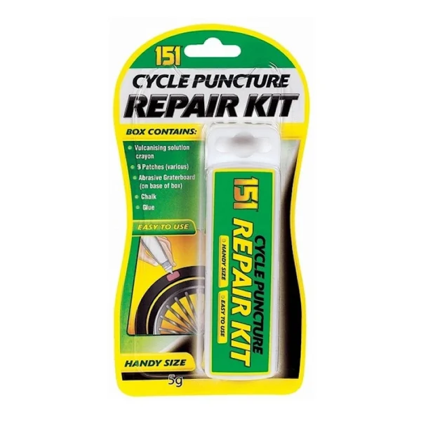 Premium 151 cycle puncture repair kit 5g