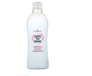Pampered Love To Soak Creme Bubble Bath Magnolia 1l