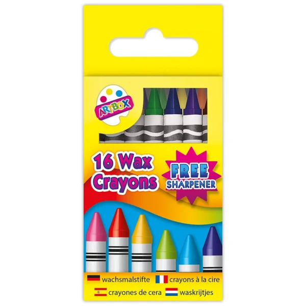 Premium Artbox wax crayons pack of 16