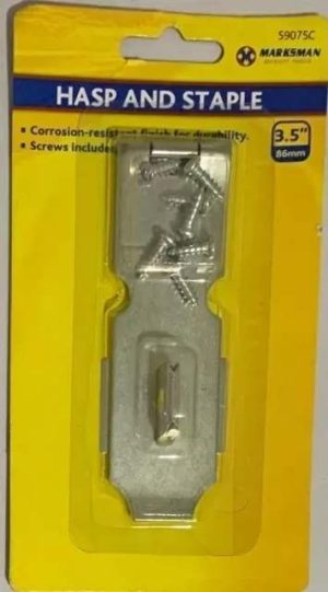 Marksman Security Hasp And Staple 3.5"