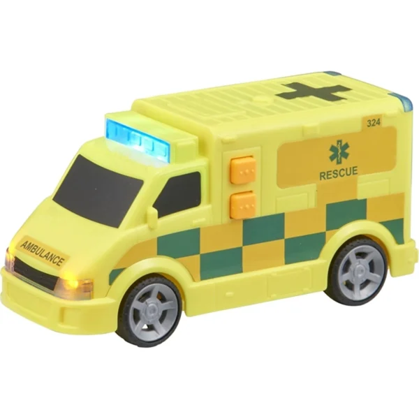 Premium Teamsterz light & small uk ambulance toy