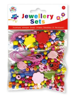 Kids Create Make Your Own Wooden Bead Jewellery Set