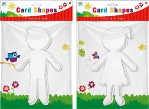 Kids Create 15 Die-Cut Boy & Girl Shapes