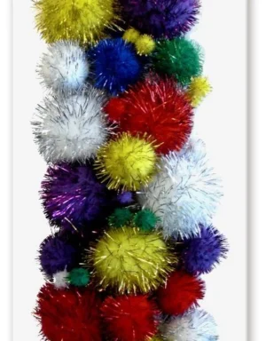 Cre8 Glitter Pom Poms
