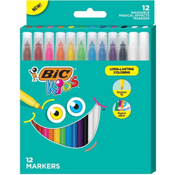 Premium Bic kids markers pack of 12