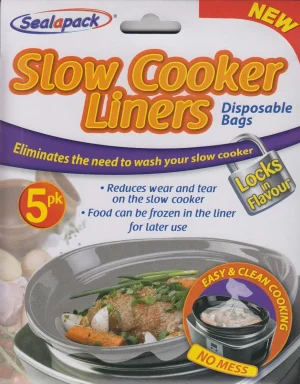 Sealapack Slow Cooker Liners Pack of 5