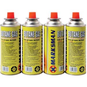 Marksman Butane Gas Cartridge Shrink Wrapped Pack Of 4 (COLLECTION ONLY ITEM, PLEASE DO NOT ORDER FOR DELIVERY)