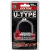 Dekton 5 Digit Combination U-Type Zinc Alloy Padlock 60mm