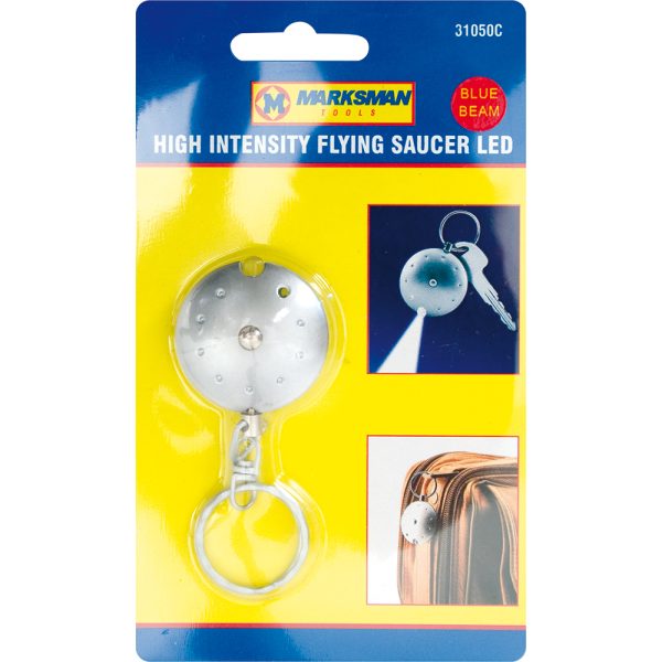 Premium Marksman flying saucer led key chain