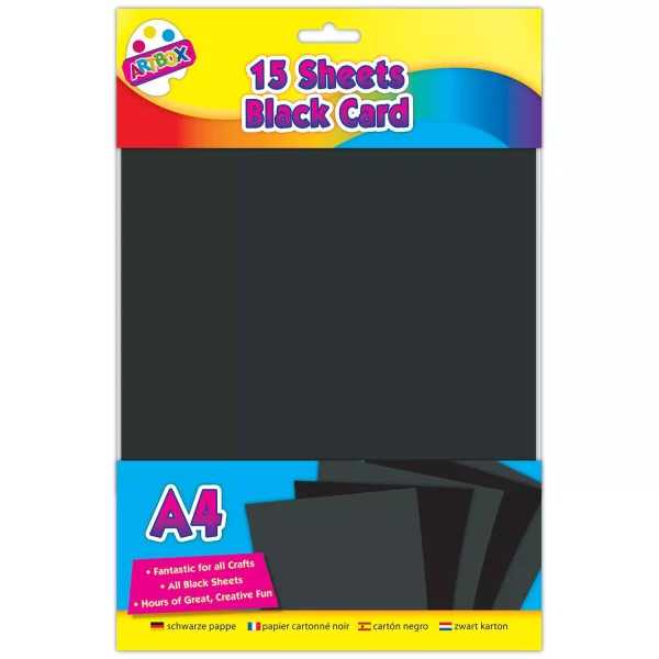 Premium Artbox a4 black activity card 15 sheets