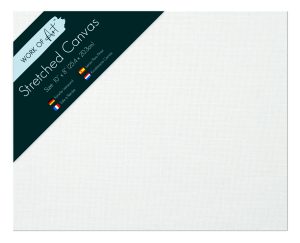 Artists Canvas Board In Wooden Frame 10 X 8"