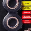 Dekton PVC Tape Extra Strong Black PACK OF 3