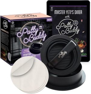 Master Yeti Patty Buddy Stuffed Burger Press Set 6pc