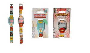 Maneki Neko Lucky Cat & Japanese Daruma Silicone LED Digital Watch