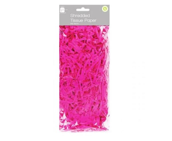 Premium Giftmaker pink shredded tissue paper 25g