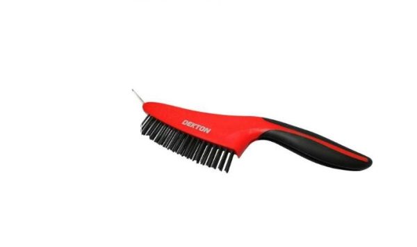 Premium Dekton 14" pro wire brush with scraper