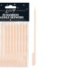 Premium Bbq bamboo paddle skewers 12cm pack of 50