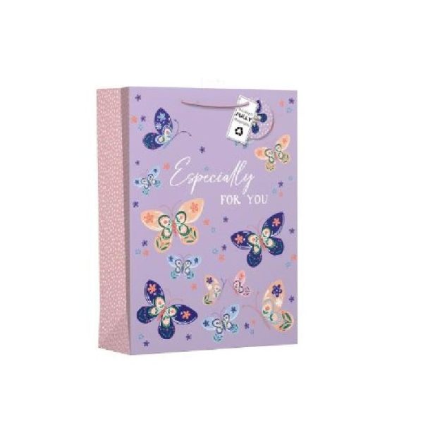 Premium Giftmaker butterflies gift bag xl