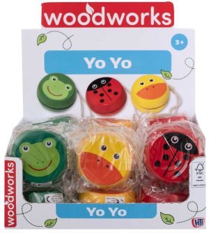 Woodworks Wooden Animal Yo Yo