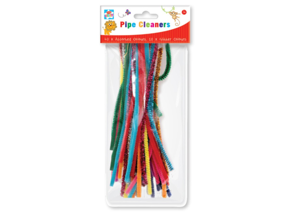 Kids Create & Glitter Pipe Cleaners PACK OF 50