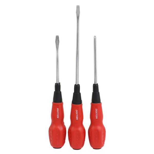 Premium Dekton flat & phillips screwdriver set 3pc