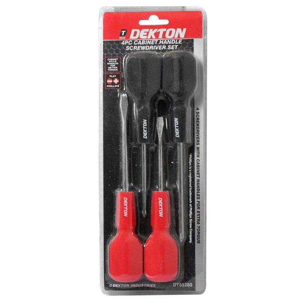 Premium Dekton cabinet handle screwdriver set 4pc