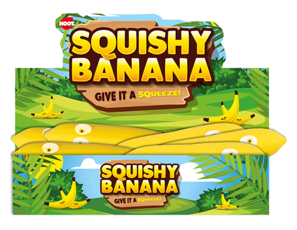 Premium Hoot squeezy squishy banana