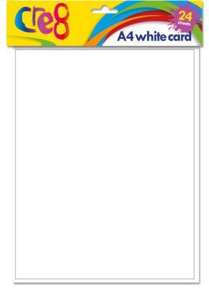 Cre8 A4 White Printing Card 150Gsm Pack Of 24