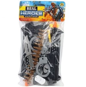 Military Action Machine Guns, Grenades, Knives & Accessories Play Set