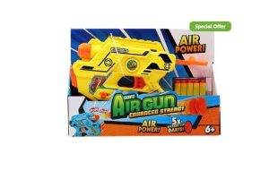 Soft Air Gun Enhanced Strength With 5X Suction Cup Darts
