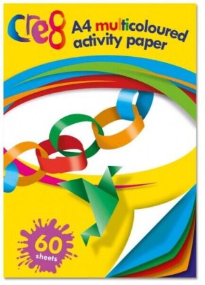 Cre8 A4 Multi-Coloured Activity Paper