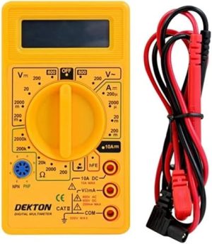 Dekton Digital Multimeter Pack Of 6