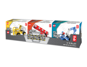 Hoot Miniature Metallic Construction Vehicles
