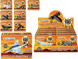 Military Aircraft Models In Display Box