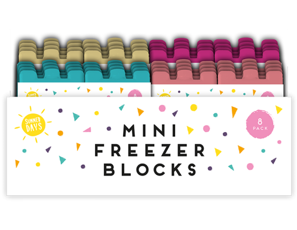 Premium Summer days mini freezer blocks pack of 8