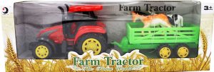 Farm Tractor And Trailer Play Set