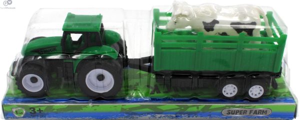 Premium Toy farm tractor and trailer