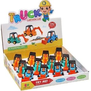 Friction-Powered Truck Digger 3 12pc