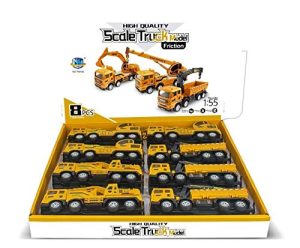 Friction-Power 1:55 Scale Long Trucks 8pc