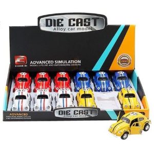 Die Cast Alloy Superbug Pull-Back Car 4 12pc