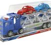 Friction Police Truck With Four Police Cars