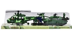Friction Military Chopper, Tank & Soldiers