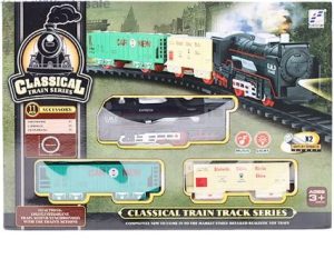 Classical Battery-Powered Train Play Set With Light & Music