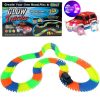 Premium Glow tracks multicolour 11ft speedway set 165pc