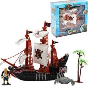 Pirate Play Ship On Wheels With Accessories