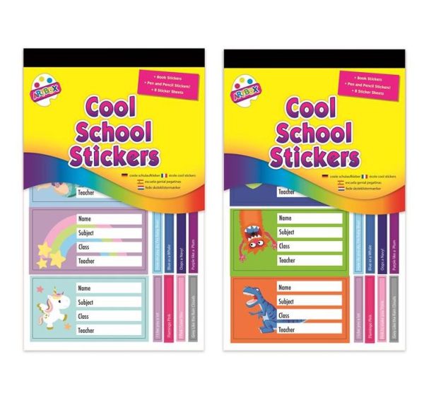 Premium Artbox super cool school stickers