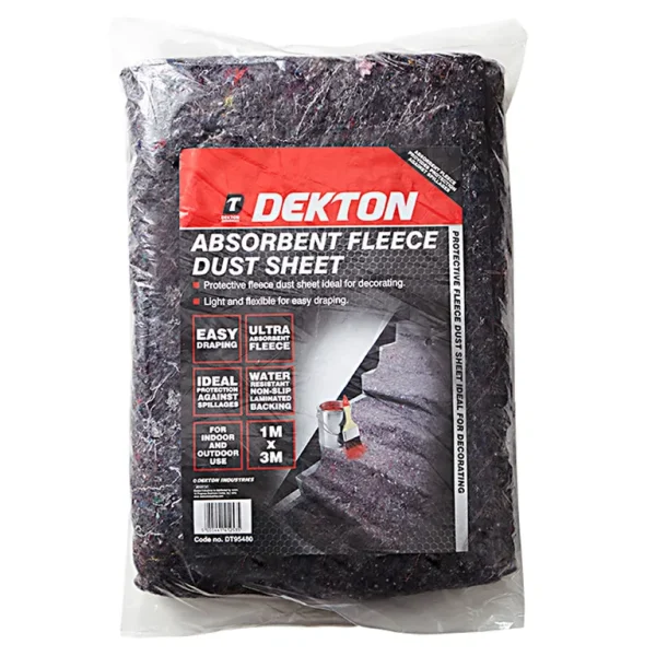 Premium Dekton absorbent fleece dust sheet