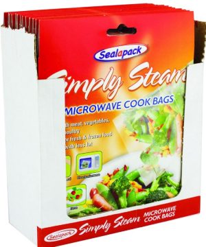 Sealapack Simply Steam Microwave Cook Bags Pack of 30