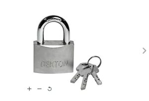 Dekton Snap Shut High Security Padlock 40mm