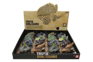 Pull-Back Dinosaur Trucks